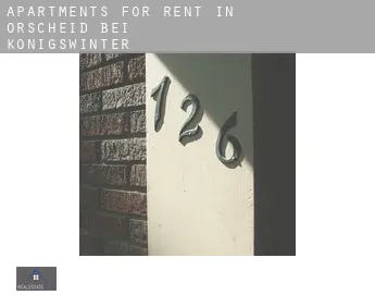 Apartments for rent in  Orscheid bei Königswinter