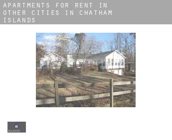 Apartments for rent in  Other cities in Chatham Islands