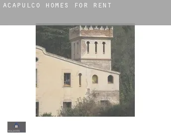 Acapulco  homes for rent