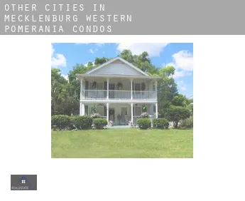 Other cities in Mecklenburg-Western Pomerania condos
