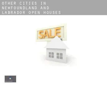 Other cities in Newfoundland and Labrador  open houses