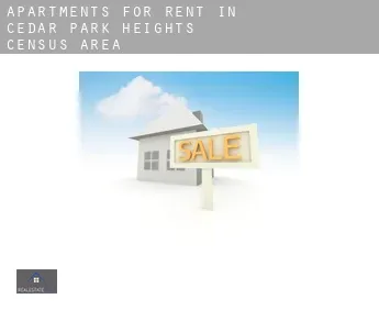 Apartments for rent in  Cedar Park Heights (census area)