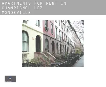 Apartments for rent in  Champignol-lez-Mondeville
