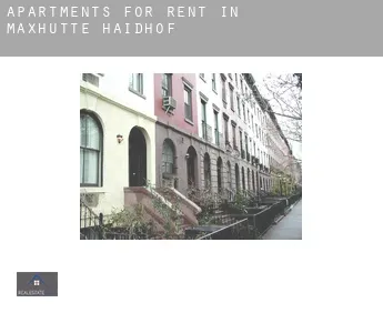Apartments for rent in  Maxhütte-Haidhof