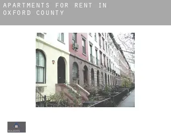 Apartments for rent in  Oxford County