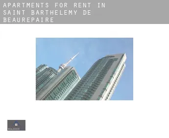 Apartments for rent in  Saint-Barthélemy-de-Beaurepaire